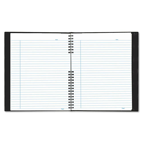 Ecologix Notepro Executive Notebook, 1-subject, Medium/college Rule, Black Cover, (100) 11 X 8.5 Sheets