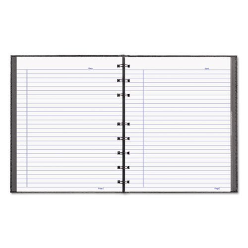 Notepro Notebook, 1-subject, Narrow Rule, Black Cover, (75) 9.25 X 7.25 Sheets