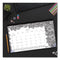 Monthly Desk Pad Calendar, Doodleplan Coloring Pages, 17.75 X 10.88, Black Binding, Clear Corners, 12-month (jan-dec): 2024