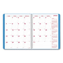 Mountains 14-month Planner, Mountains Photography, 11 X 8.5, Blue/green Cover, 14-month (dec To Jan): 2023 To 2025