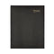 Coilpro Weekly Appointment Book In Columnar Format, 11 X 8.5, Black Lizard-look Cover, 12-month (jan To Dec): 2024