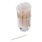 Cello-wrapped Round Wood Toothpicks, 2.5", Natural, 1,000/box, 15 Boxes/carton