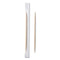 Cello-wrapped Round Wood Toothpicks, 2.5", Natural, 1,000/box, 15 Boxes/carton