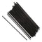 Sip Straws, 7.5", Plastic, Black, 10,000/carton