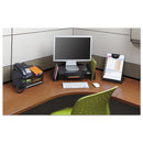 Onyx Angled Mesh Steel Telephone Stand, 11.75 X 9.25 X 7, Black