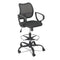 Vue Series Mesh Extended-height Chair, Supports Up To 250 Lb, 23" To 33" Seat Height, Black Fabric