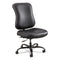 Optimus High Back Big And Tall Chair, Vinyl, Supports Up To 400 Lb, 19" To 22" Seat Height, Black