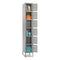 Box Locker, 12w X 18d X 78h, Two-tone Gray