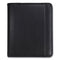 Professional Zippered Pad Holder/ring Binder, Pockets, Writing Pad, Vinyl Black