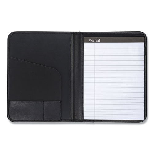 Professional Padfolio, Storage Pockets/card Slots, Writing Pad, Black