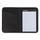 Professional Padfolio, 3/4w X 9 1/4h, Open Style, Black