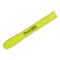 Gel Highlighters, Fluorescent Yellow Ink, Bullet Tip, Yellow Barrel