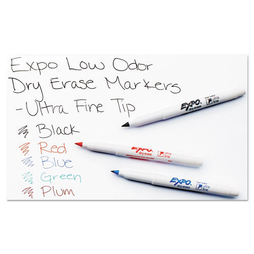 Low-odor Dry-erase Marker, Extra-fine Needle Tip, Black