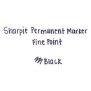 Fine Tip Permanent Marker Value Pack, Fine Bullet Tip, Black, 36/pack