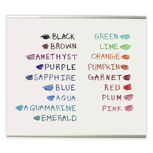 Low Odor Dry Erase Vibrant Color Markers, Broad Chisel Tip, Assorted Colors, 16/set