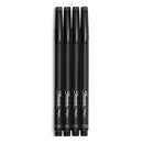 Water-resistant Ink Porous Point Pen Value Pack, Stick, Fine 0.4 Mm, Black Ink, Black Barrel, 36/pack