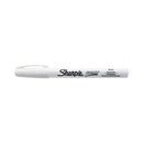 Permanent Paint Marker, Fine Bullet Tip, White, Dozen