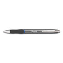 S-gel Premium Metal Barrel Gel Pen, Retractable, Medium 0.7 Mm, Blue Ink, Gun Metal Gray Barrel, Dozen