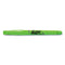 Pocket Style Highlighters, Fluorescent Green Ink, Chisel Tip, Green Barrel, Dozen