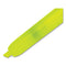 Retractable Highlighters, Fluorescent Yellow Ink, Chisel Tip, Yellow/black Barrel, Dozen