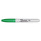 Fine Bullet Tip Permanent Marker, Green, Dozen