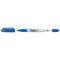 Twin-tip Permanent Marker, Extra-fine/fine Bullet Tips, Blue, Dozen