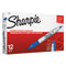 Twin-tip Permanent Marker, Extra-fine/fine Bullet Tips, Blue, Dozen