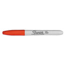 Super Permanent Marker, Fine Bullet Tip, Red, Dozen