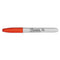 Super Permanent Marker, Fine Bullet Tip, Red, Dozen