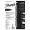 Super Permanent Marker, Fine Bullet Tip, Black, 6/pack