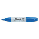 Chisel Tip Permanent Marker, Medium Chisel Tip, Blue, Dozen