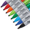 Chisel Tip Permanent Marker, Medium Chisel Tip, Assorted Colors, 8/set