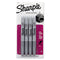 Metallic Fine Point Permanent Markers, Fine Bullet Tip, Metallic Silver, 4/pack