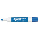 Low-odor Dry-erase Marker, Broad Chisel Tip, Blue, Dozen