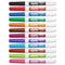 Low-odor Dry-erase Marker, Fine Bullet Tip, Assorted Colors, 12/set