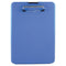 Slimmate Storage Clipboard, 0.5" Clip Capacity, Holds 8.5 X 11 Sheets, Blue