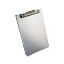 Redi-rite Aluminum Storage Clipboard, 1" Clip Capacity, Holds 8.5 X 11 Sheets, Silver