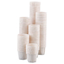 Paper Portion Cups, 1 Oz, White, 250/bag, 20 Bags/carton