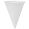 Cone Water Cups, Cold, Paper, 4 Oz, White, 200/bag, 25 Bags/carton