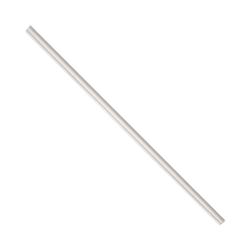 Jumbo Straws, 7.75", Polypropylene, Translucent, 250/pack, 50 Packs/carton