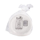 Bare Eco-forward Clay-coated Mediumweight Paper Plate, 9" Dia, White, 125/pack, 4 Packs/carton