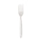 Reliance Mediumweight Cutlery, Fork, White, 100/box, 1,000/carton