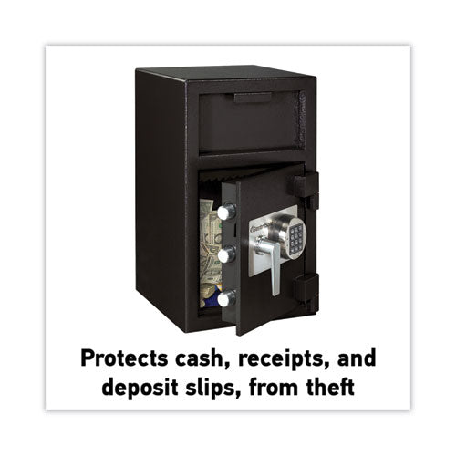 Digital Depository Safe, Extra Large, 1.3 Cu Ft, 14w X 15.6d X 24h, Black