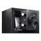 Electronic Security Safe, 0.14 Cu Ft, 9w X 6.6d X 6.6h, Black