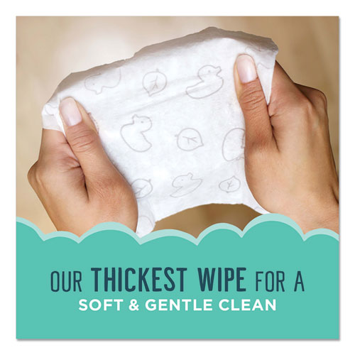 Free And Clear Baby Wipes, 7 X 7, Unscented, White, 64/flip-top Pack