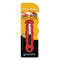 Klever Kutter Safety Cutter, 3 Razor Blades, 1" Blade, 4" Plastic Handle, Red