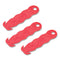 Klever Kutter Safety Cutter, 3 Razor Blades, 1" Blade, 4" Plastic Handle, Red