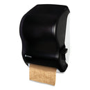 Lever Roll Towel Dispenser, Classic, 12.94 X 9.25 X 16.5, Transparent Black Pearl