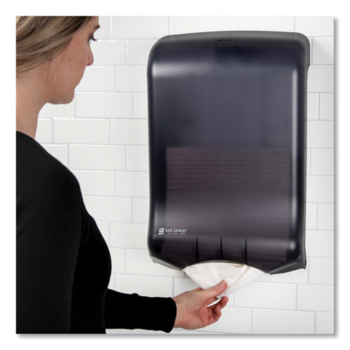 Ultrafold Multifold/c-fold Towel Dispenser, Classic, 11.75 X 6.25 X 18, Black Pearl