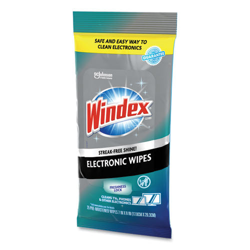 Electronics Cleaner, 1-ply, 7 X 10, Neutral Scent, White, 25/pack, 12 Packs/carton
